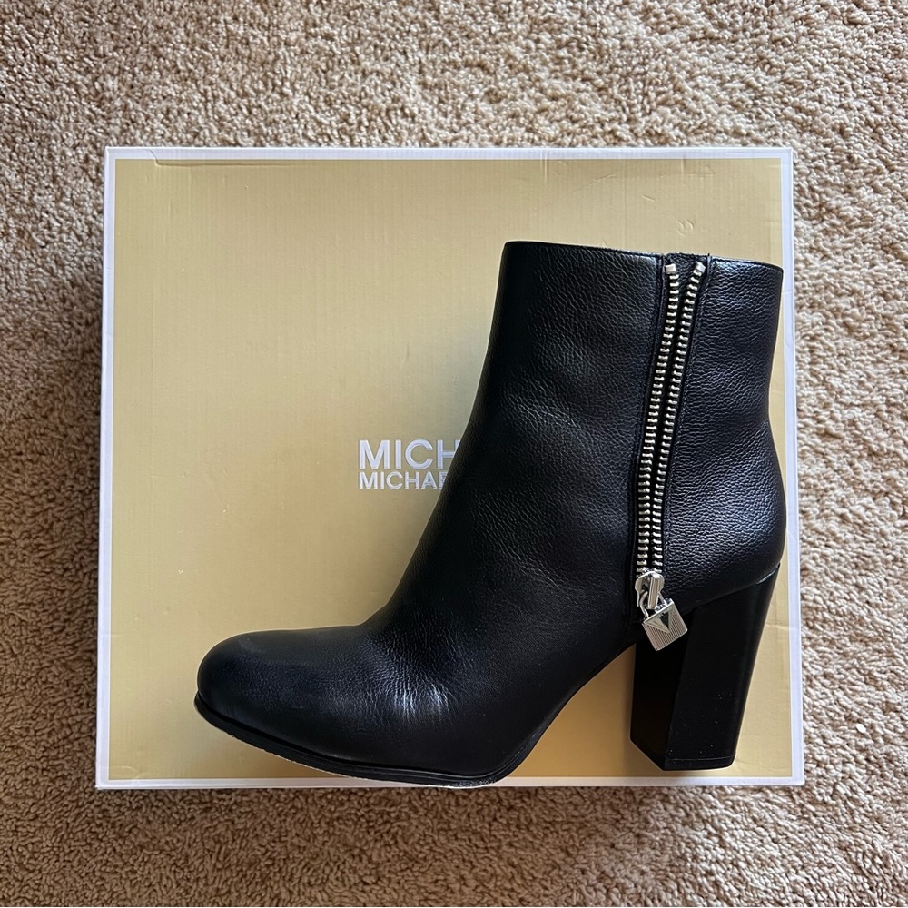Michael Kors Black Heeled Boots